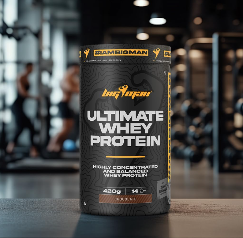 BigMan Ultimate Whey Protein 420 g + Creatina 180 g (420 g, Chocolate)