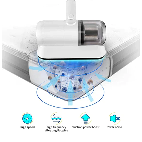 مكنسة شط الغبار و إزالة العث و البكتيريا