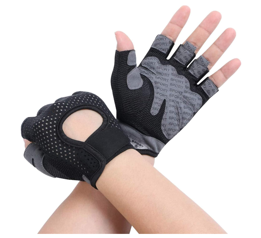 Guantes de fitness flintronic, 1 par, para gimnasio, entrenamiento cruzado, levantamiento de pesas, fitness, pesas rusas, guantes de entrenamiento para hombres y mujeres